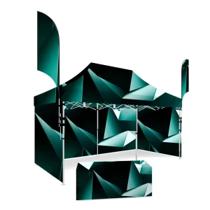 Portable Custom Outdoor Marquee Tent Foldable Frame for Pop-Up Markets and Emergency Shelters