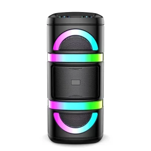 Portable DJ Speaker Sound Tower with Smart Audio System