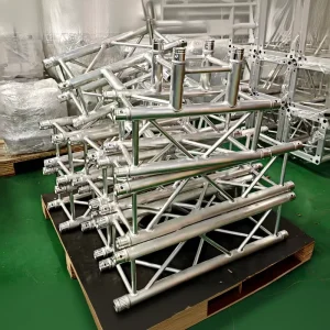 Portable DJ Stand Aluminum Alloy Rust-Resistant Roof Truss for Stage Events Spigot Truss