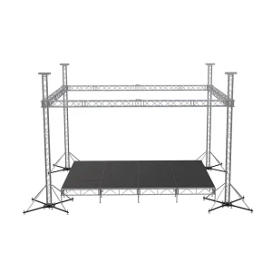 Portable DJ Truss for Night Bar Small Events Easy Set up Square Triangular Triangle Design for Stages Concerts Outdoor Events