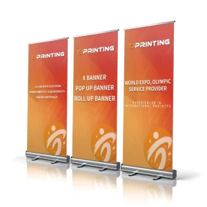 Portable Digital Print Pop-Up Banner Custom Roll-Up Display