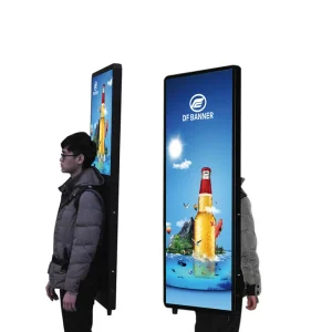 Portable Double-Sided Outdoor LED Light Box with Aluminum Frame
