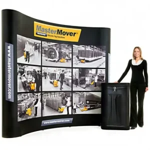 Portable Easy Assembly Fabric Pop up Display Banner Stand for Party and Trade Show Events