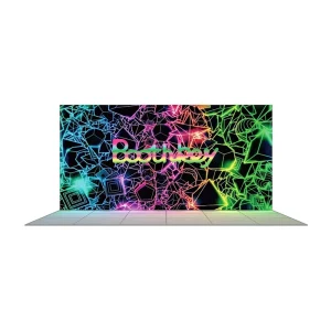 Portable Easy Build New Design Custom Print Pop up Frame Advertising Light Box Backlit Backdrop Wall Trade Show Booth Display