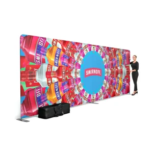 Portable Exhibition Trade Show Customized Tension Fabric Backdrop Display