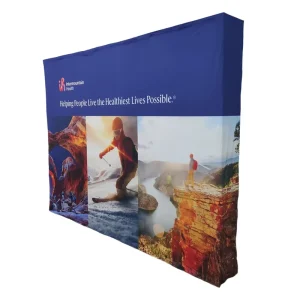 Portable Fabric Pop-Up Backdrop Display Stand for Exhibition