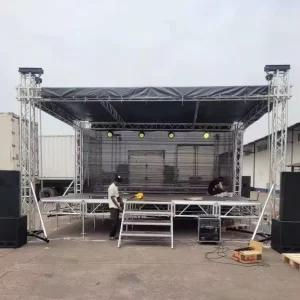 Portable Foldable Aluminum Alloy Spigot Truss System for Outdoor Events 1000kg Load Capacity
