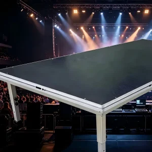Portable Foldable Aluminum Alloy Stage Platform 2m x 1m Non-Slip