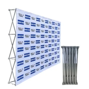 Portable Foldable Eco-Friendly Trade Show Banner Wall Display Stand