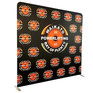 Portable Foldable Exhibition Stand for Trade Shows Tension Fabric Display Backdrop Stand