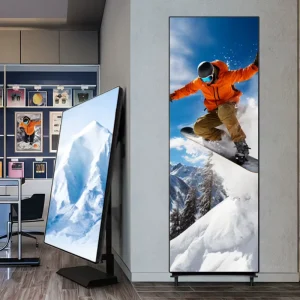 Portable Foldable Indoor LED Poster Totem Display