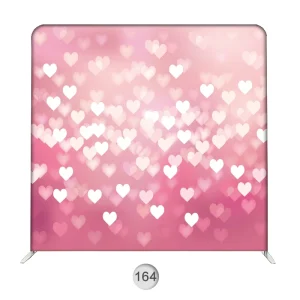 Portable Foldable Tension Fabric Backdrop Stand for Weddings and Trade Shows with Dye Sublimation Printing