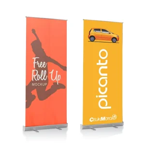 Portable Folding Heavy Base Roll up Banner Stand Roll up Marketing Banner Digital Roll up Banner