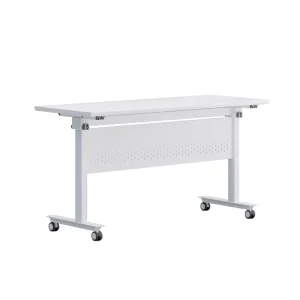 Portable Folding Meeting Table with Steel Frame for Hotels, Schools, and Small Offices