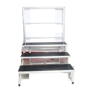 Portable Folding Mobile Aluminium Choir Stage Riser Standing Platform for Churches, Choral Performances, Truss Displays