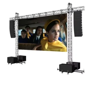 Portable Goal Post Aluminum Lighting Truss Stand for LED Screen Displays