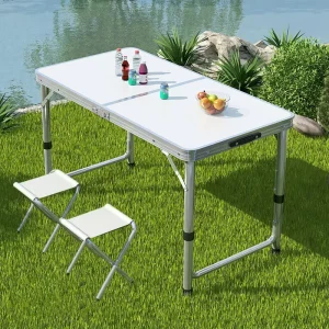 Portable Height Adjustable Small Dining Table for Night Market Stall Display Simple Rental Rooms Outdoor Folding Table