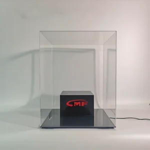 Portable Lightweight Acrylic Anti-Slip 360-Degree Rotating Magnetic Levitation Freestanding Hanging Display Rack