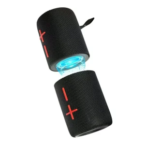 Portable Magnetic Bluetooth Speaker TWS Surround Sound Waterproof Dual Speaker Colorful Lights Outdoor Boombox