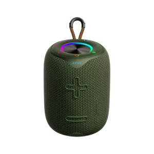 Portable Mini Audio Speaker with RGB Light, Bass, 3D Surround Sound, for Outdoor Parties and Computers
