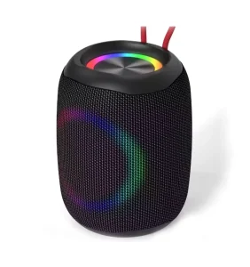Portable Mini Wireless Bass Speaker with Outdoor Waterproof Design, Fall Prevention and Lights