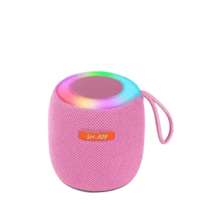 Portable Mini Wireless Speaker with FM Function and RGB Light