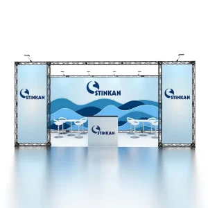 Portable Modular Aluminum Truss Frame 10x20ft Trade Show Booth Exhibition
