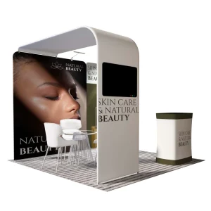 Portable Modular Fabric Custom Printed 10x20ft Exhibition Booth 3x6m Exhibition Displays for Trade Show Booth