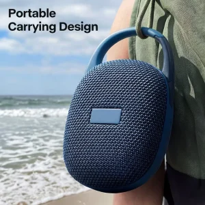 Portable Outdoor BT 5.4 Wireless Mini Speaker with Carry Hook IPX4 Waterproof Loud Stereo Sound for Travel Camping Hiking