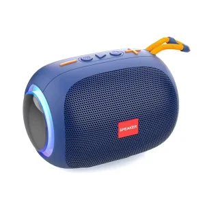 Portable Outdoor Bluetooth Speaker With Handle Rubber Design For Home Desk And Travel Use