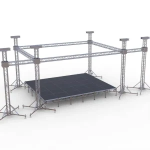Portable Outdoor Event Truss System for Stage Displays