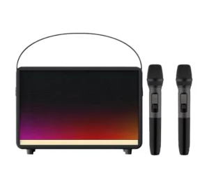 Portable Outdoor Speaker with Wireless Microphone