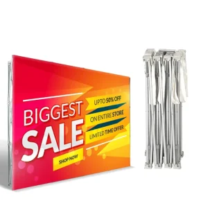 Portable Pop-Up Display Wall Backdrop with Custom Fabric Booth and Trade Show Display Stand