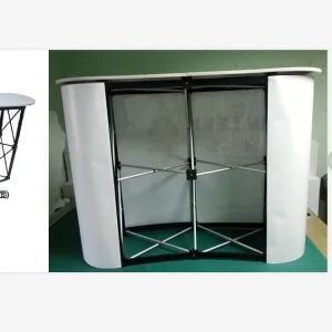 Portable Pop Up Promotion Counter Table Trade Show Display