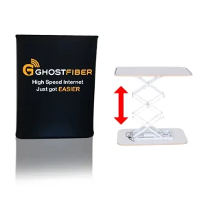 Portable Pop up Display Stand Podium Counter Table Stand Promotion Retail Trade Show Display