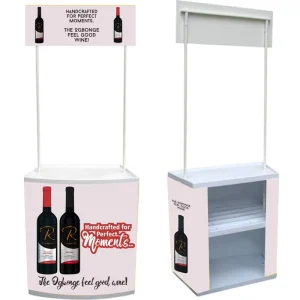 Portable Pop up Exhibition Reception Promotion Trade Show Shop Bar Display Counter Design Stands