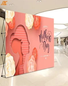 Portable Pop up Exhibition Stand with Retractable Design Aluminum Alloy Frame Quick Install for GCC Standards Middle East Market