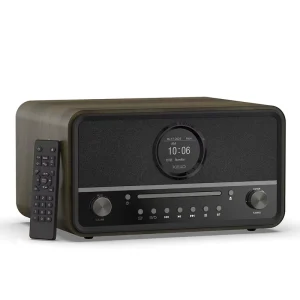 Portable RGB LED Wireless FM Stereo Speaker with Battery Power, Computer Compatibility and Remote