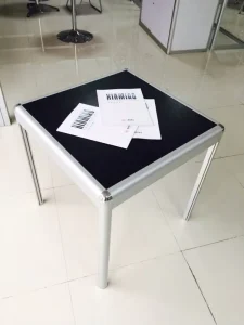 Portable Reception Negotiation Table Easy to Install and Dismantle Folding Desk