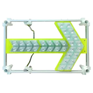 Portable Solar LED Directional Guide Sign with Reflective Film, IP66, Waterproof, Over 1000 m Visibility