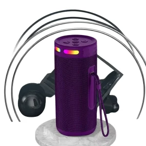 Portable Sound Speaker for Mobile Outdoor Picnic Splashproof Fabric Mesh USB TF Playback