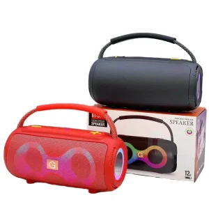 Portable Speaker ET 312 with Colorful Lights Wireless BT Subwoofer Outdoor High Volume Speaker