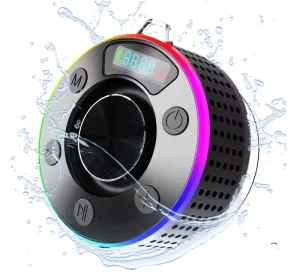 Portable Speaker with IPX7 Waterproofing and RGB Lights