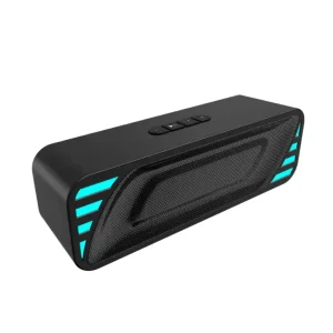 Portable Speaker with Stereo Sound Portable Wireless Speaker with Lights for Home Party Outdoor