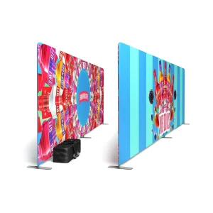 Portable Straight Aluminum 10 ft Tension Fabric Backdrop Stand for Party Decoration