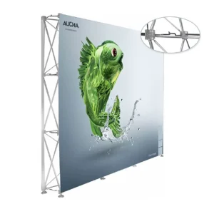 Portable Straight Pop-Up Banner Stand 10ft for Trade Shows