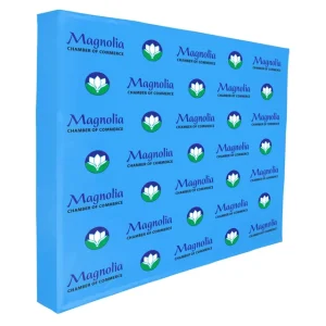 Portable Straight-Shape Fabric Pop-Up Backdrop Display Wall for Trade Shows