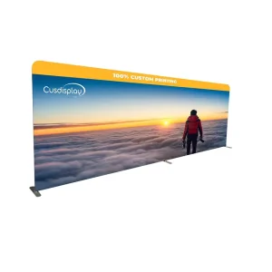 Portable Straight Stretch Fabric Banner Display Stand with Pillow Case Backdrop Wall