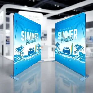 Portable Stretch Fabric Display Pull up Stand for Photography Backdrop