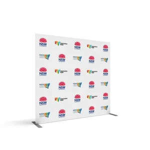 Portable Tension Fabric Backdrop Display Stand Printed Media Wall Step and Repeat 8ft x 8ft